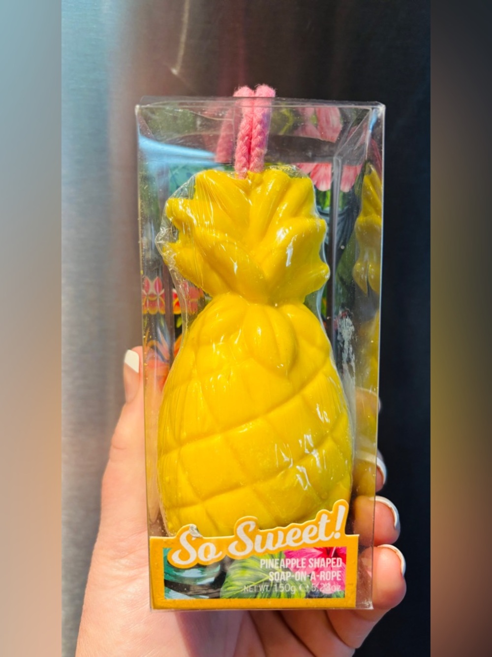 Pineapple Soap on a Rope